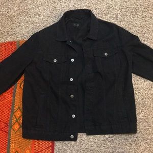 black denim jacket